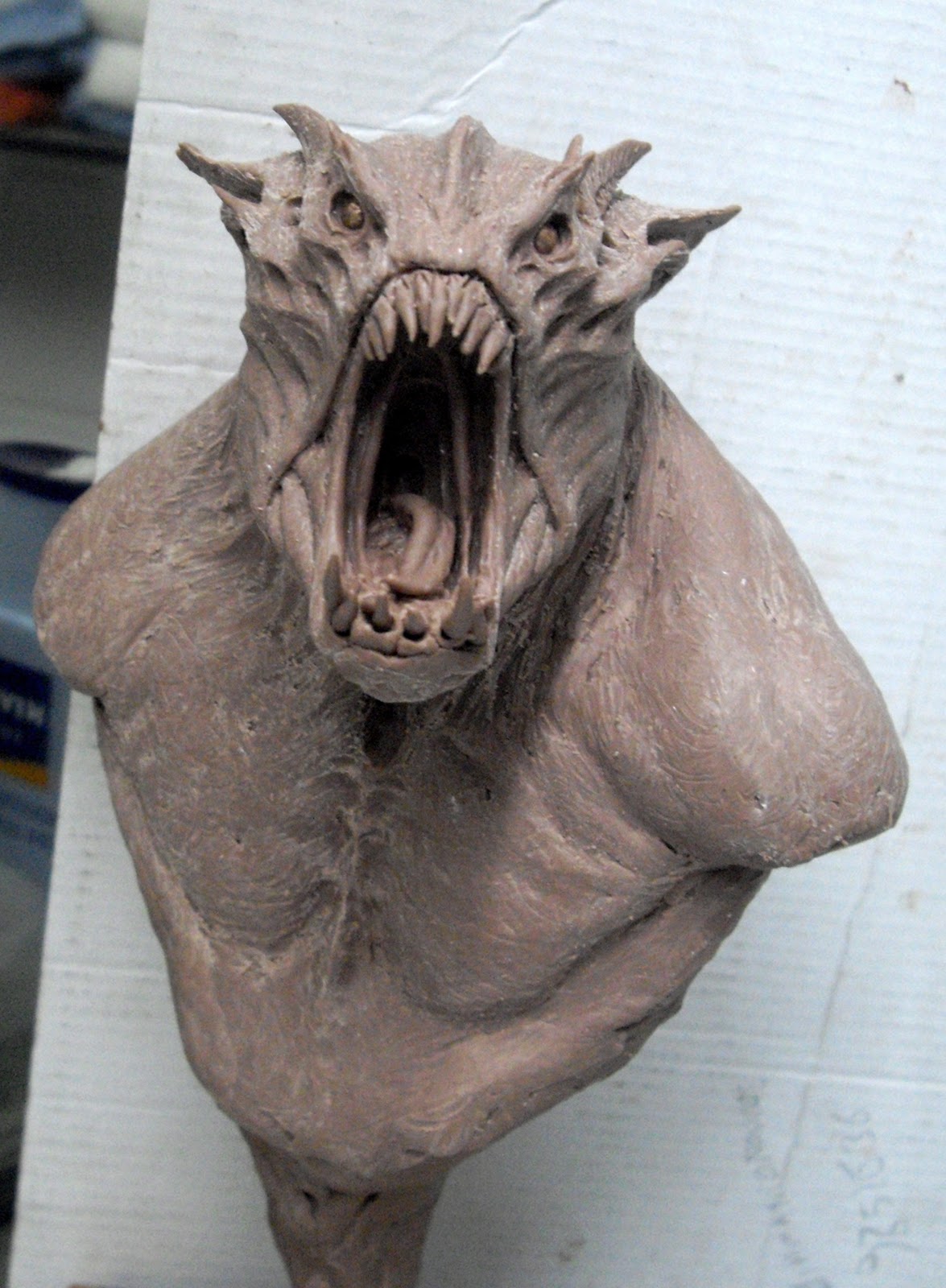 Aris Kolokontes art.: Monster clay monster.#2 WIP.